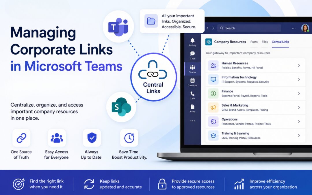 Managing Central Links in Microsoft Teams